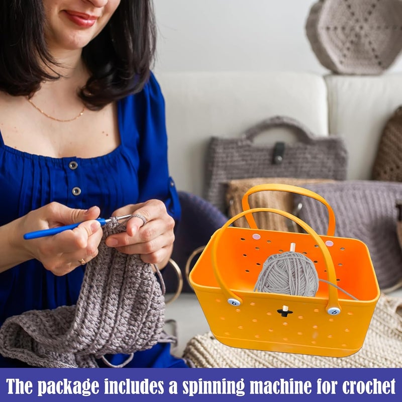 Nexolia 6Inch Compatible Spinners with 2 Straw Sleeves, Transparent Yarn Wheels for Crochet and Knitting DIY Craft Supplies Handmade Yarn Racks for Spinning an Ideal Gift for Craftsmen and Hobbyists - Image 4